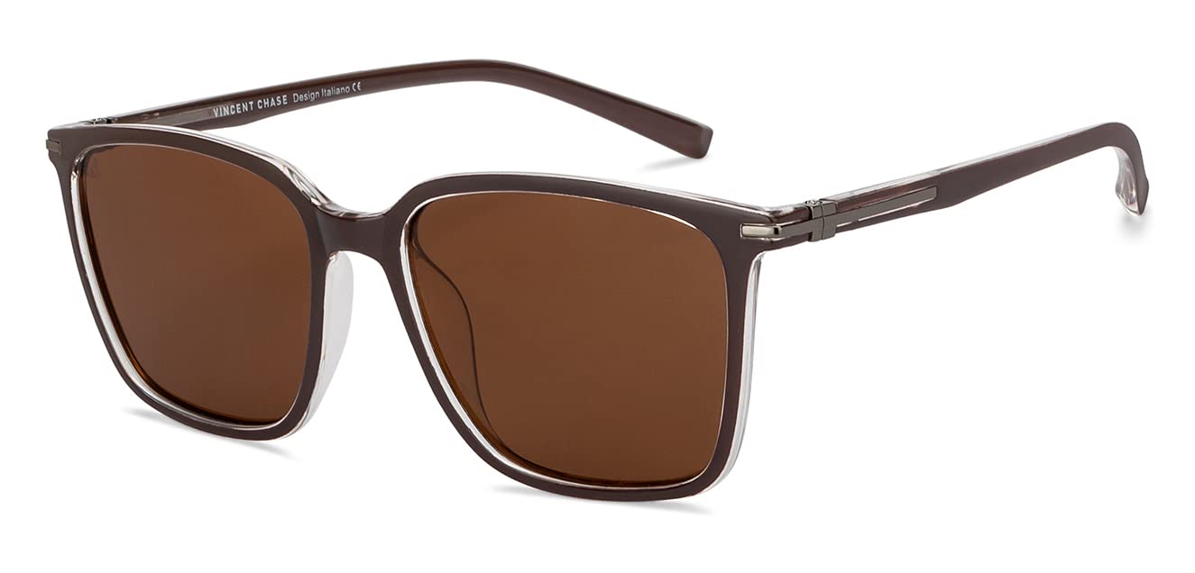 vincent chase eyewear Vincent Chase By Lenskart | Full Rim Square | Polarized and 100% UV Protected | Men & Women | Large | VC S14459-picture-43