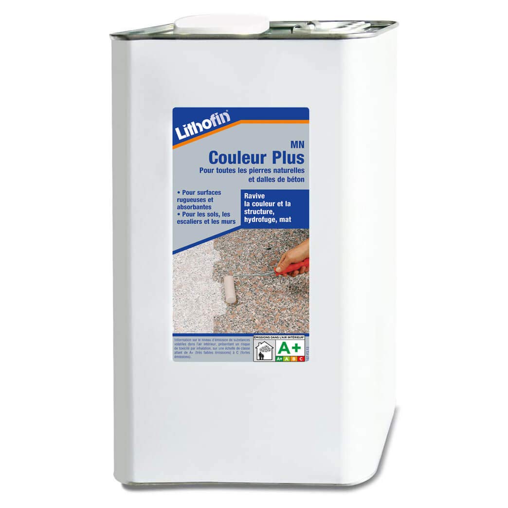 MN Couleur Plus - Intensifie les couleurs et approfondit la structure - Lithofin - 5 L