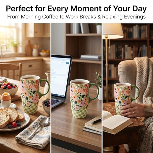 Taza de viaje de cerámica 17oz con tapa y caja de regalo miniatura 3