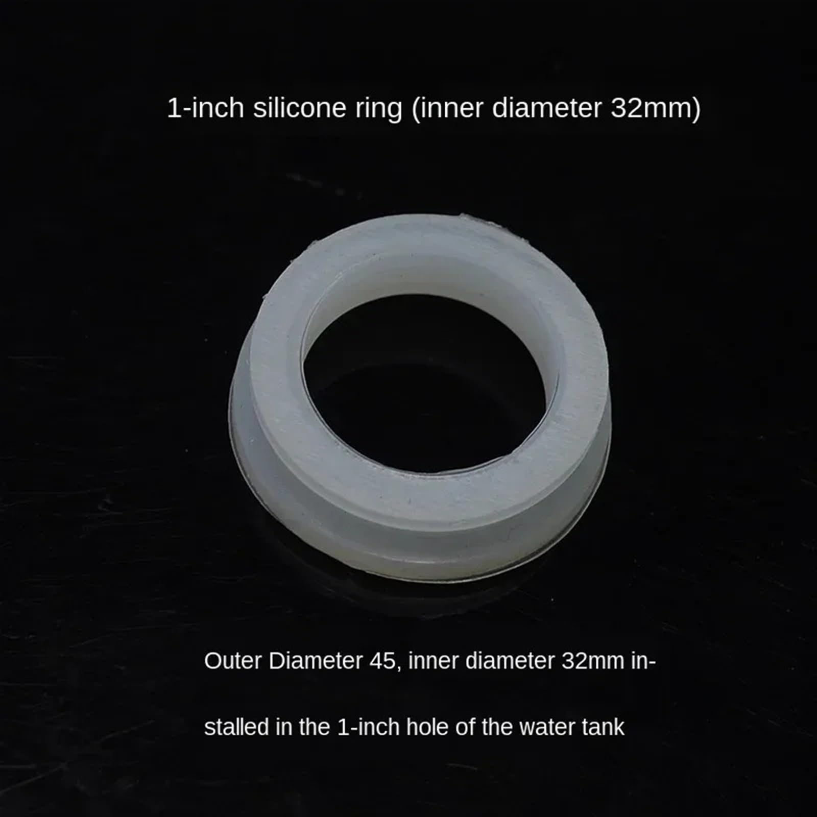 10 piezas de junta tórica de sellado de gel de sílice de silicona for tubo de vacío de calentador de agua solar junta de goma de silicona(ID25mm)