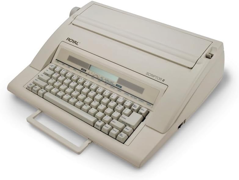 Miniatura 3 de ROYAL 69147T Scriptor II Máquina de escribir, color blanco