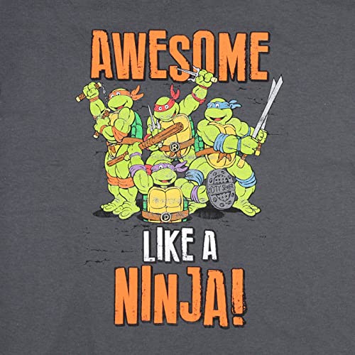 Teenage Mutant Ninja Turtles Boys' Awesome Like A Ninja Graphic T-Shirt2