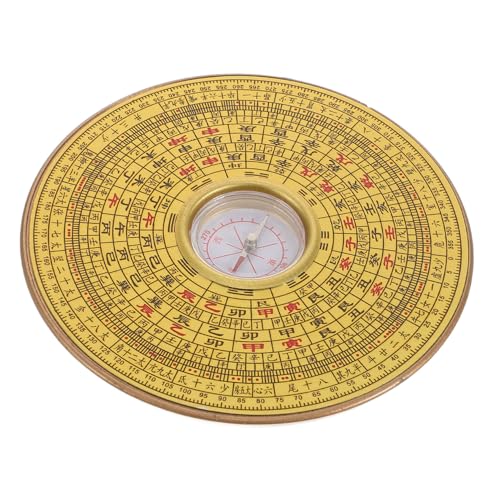 Brújula China de Aleación Pequeña Metálica Feng Shui miniatura 1