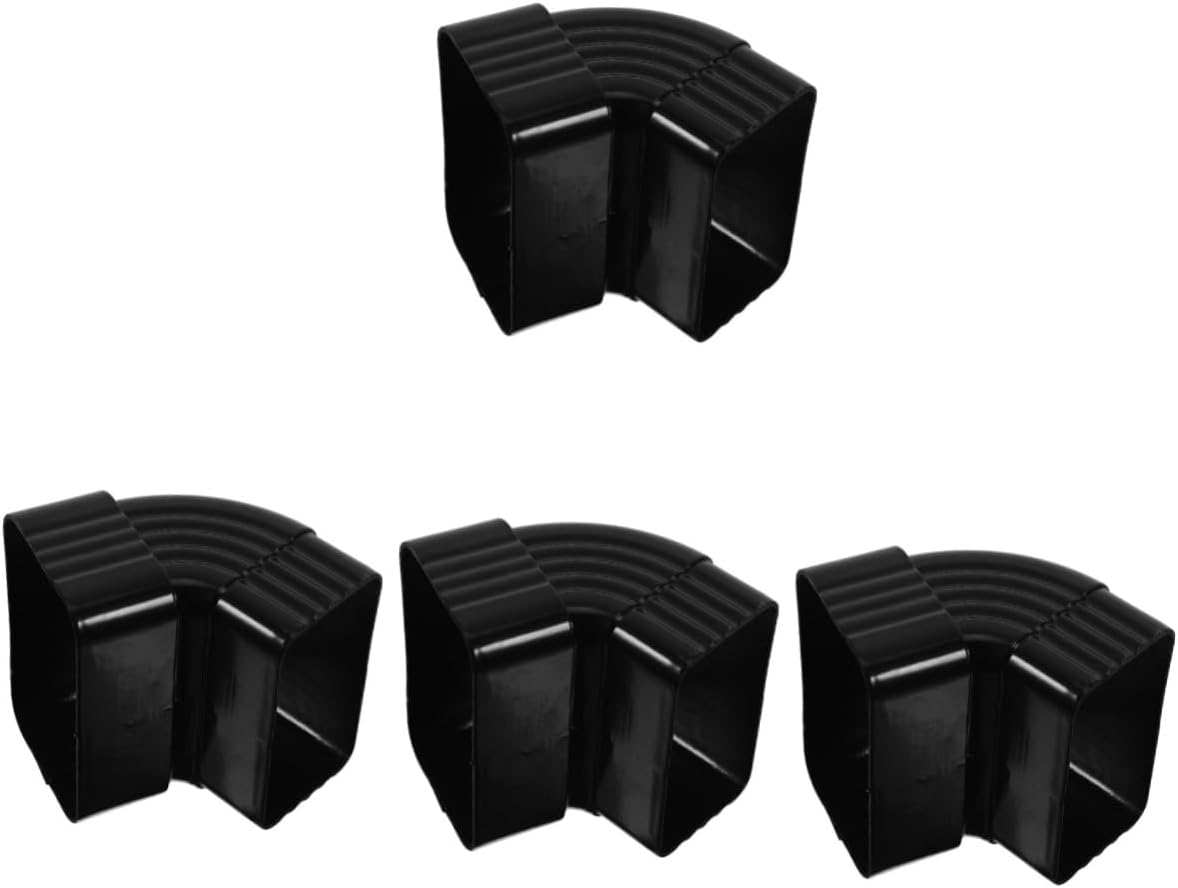 Homoyoyo 2x3 Gutter Elbow 65° Downspout Connector - Durable Aluminum Gutter Extension for Efficient Water