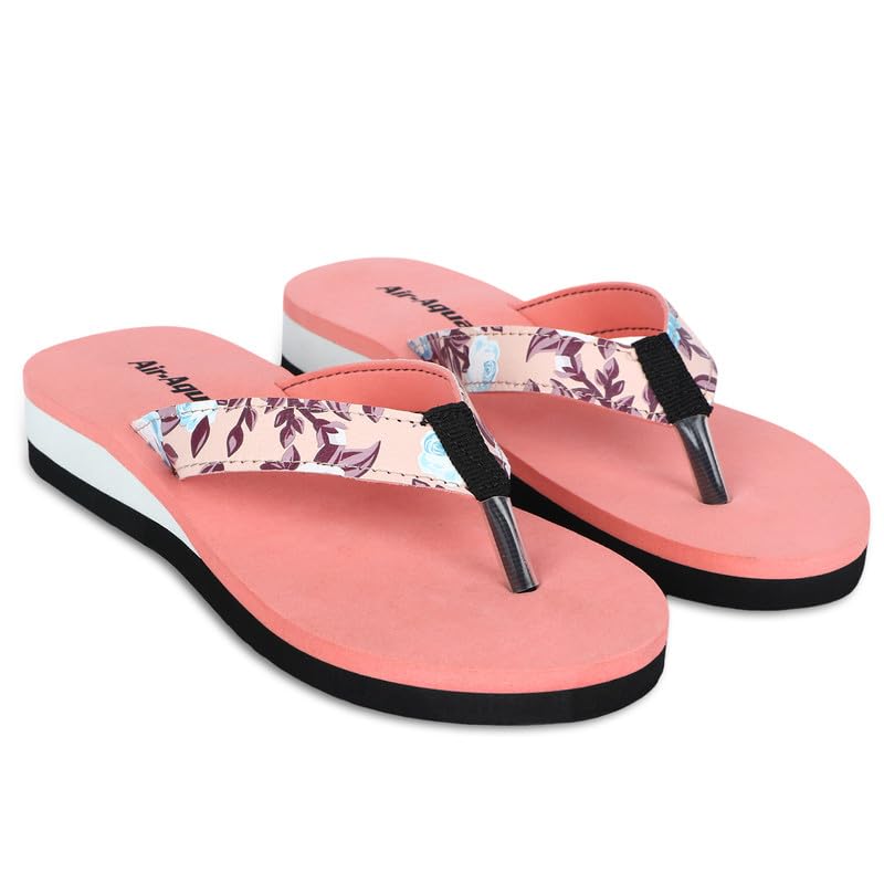 Image of Airaqua Women's EVA Slippers for Daily Use | Stylish Lightweight Flip Flops & Heels for Girls | Soft Bathroom, Home, Travel Slippers | Anti-Slip Comfortable Footwear for Ladies(7)