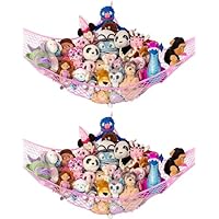 Lilly's Love Teddy Hammock - Toy Storage for Soft Stuffed Animals - Large 2 Pack