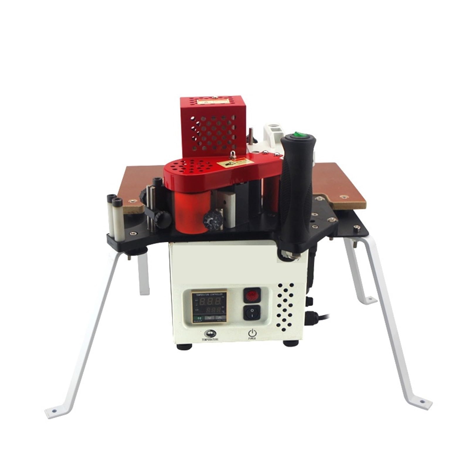 KM-08 Portable Edge Bander Machine Manual Banding Woodworking Machinery Operates Smoothly Performs Well