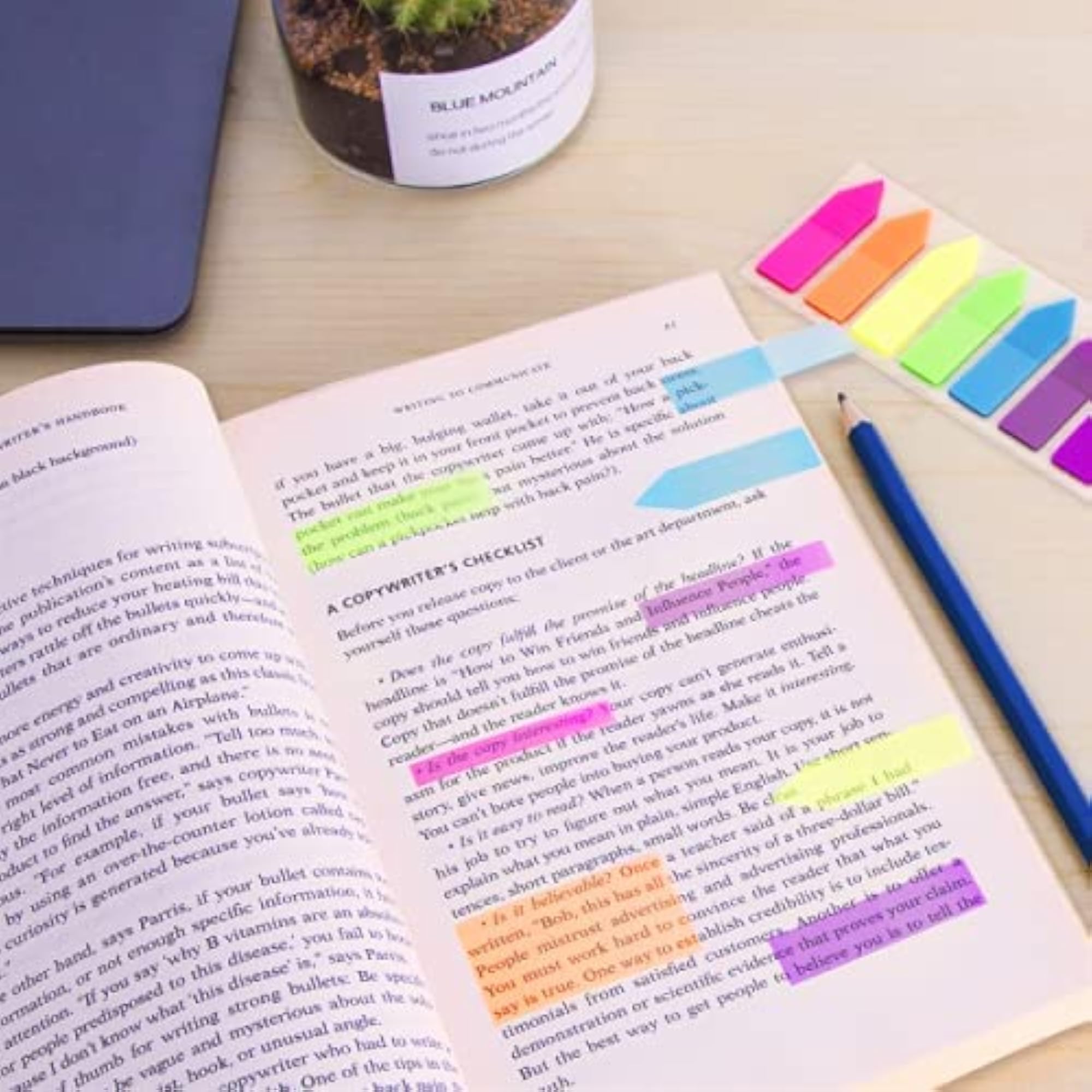 375 Pieces Sticky Notes and Index Tabs Set
