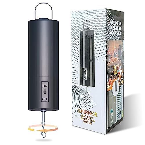 Hippolytusiart Disco Ball Motor Hanging Display Motor Multi-Purposes Rotating Mobile Wind Spinner...