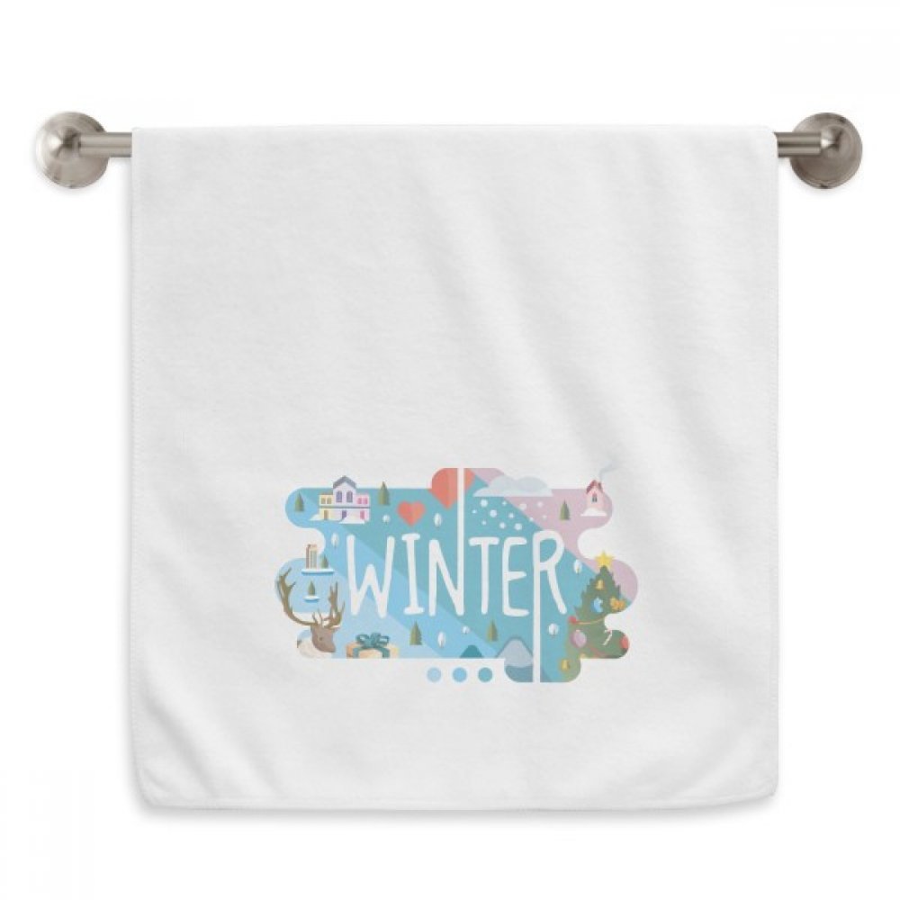 Serviettes débarbouillettes diadème d'hiver, une idée de cadeau de maison raffiné