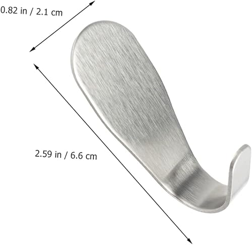 Miniatura 8 de FONDOTIN Potentes ganchos de pared adhesivos, 15 piezas de ganchos pequeños para cocina, baño, sala de estar, organizar tu espacio