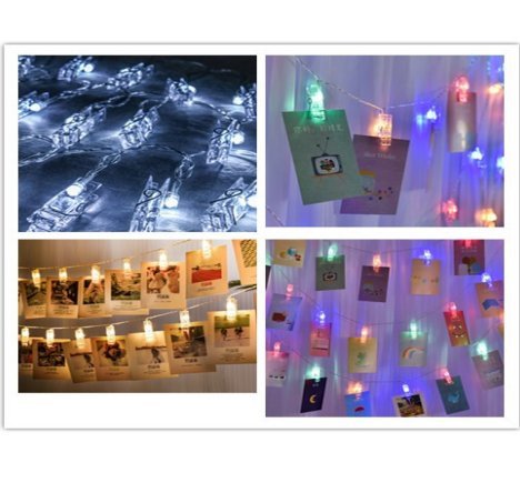 Clear Photo Clips, 100Pcs Mini Transparent Plastic Clothespins Hanging Multi-Functiona Picture Clips For Office,Home,Arts #TOP6