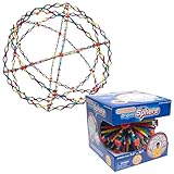 Original Hoberman Sphere Plastic Expandable Toy, Rainbow