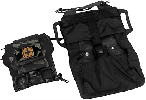 Miniatura 4 de Molle Medical IFAK - Kit de primeros auxilios con sistema de dos piezas, soporte para rollo médico y portador