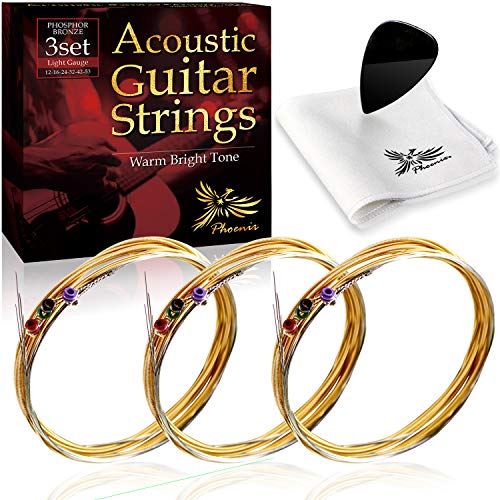 Amazon.co.jp: Phoenix アコースティック ギター 弦 フォス