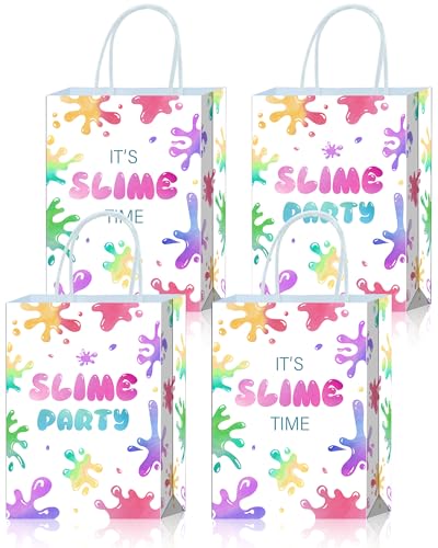 Roselush 16 Pcs Slime Party Favor Bags - Slime Lickers Candy & Art Decorations