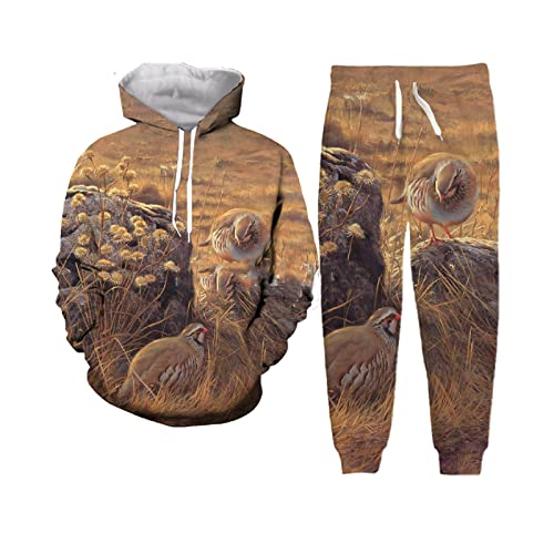 Sweat à capuche motif oiseau 3D Cover