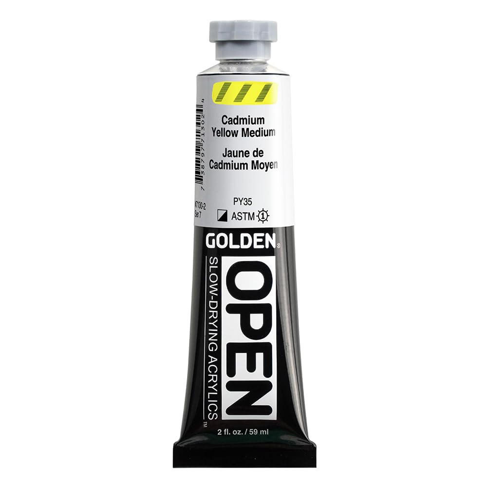Golden Open Acryl 2 Oz C.p. Cad Yellow Medium