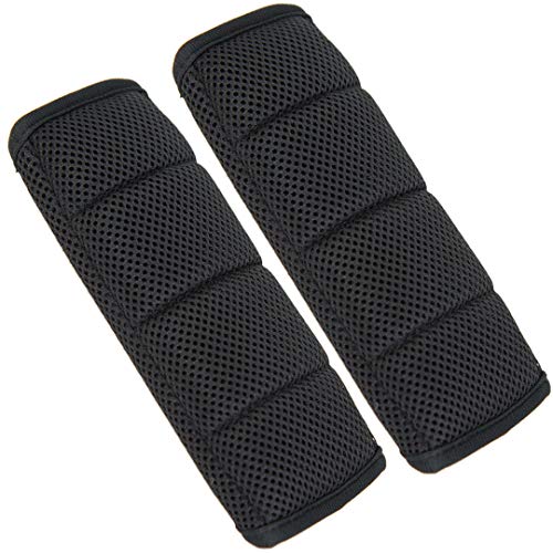 Dr. Air Replacement Shoulder Pad - For Camera, Backpack, Laptop, Guitar (Black (2-Pack))