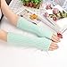 Fashion Arm Warmers Winter Long Fingerless Gloves, Knit Mitten Gloves Arm Sleeves Women With Thumb Hole. Perfect For Jogging, Outdoor, Street, Hiking, Walking And More Indoor Or Outdoor Activities.