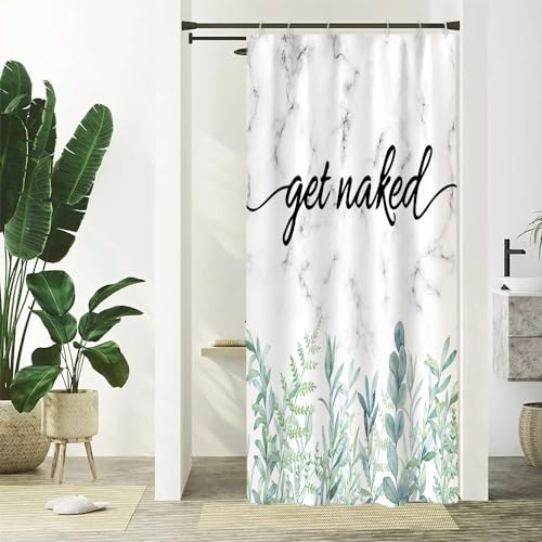 Uiiooazy Sage Green Stall Shower Curtain