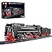 Produktbild Mould King 12003 Technik Zug Eisenbahn, 1552 Teile Dampflokomotive Zug Bausteine mit Fernbedienung und Licht Klemmbausteine Bauset, Geschenkidee Weihnachten