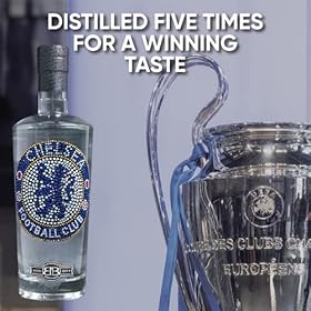 Chelsea Gifts for Men & Women, Official Chelsea FC Crystal Edition, Great Birthday Vodka for Blues Football Fans, Premium Alcohol by Bohemian Brands, 70 cl – Bohemian Brands