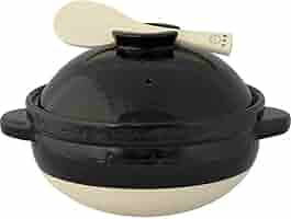 Amazon | 長谷園 伊賀焼 かまどさん 土鍋 3合炊き 直径24cm×高さ