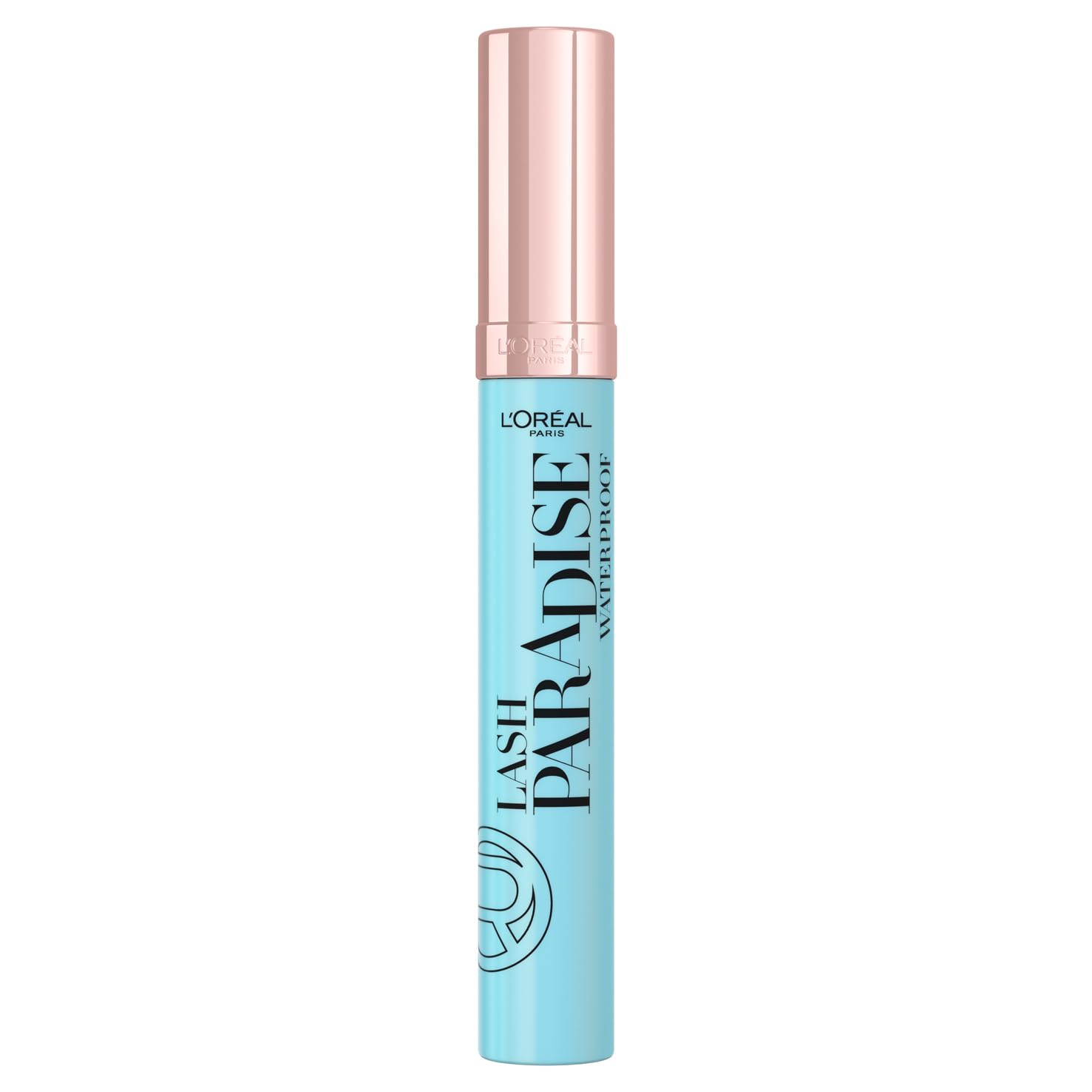 L’Oréal Paris Wasserfeste Wimperntusche für intensives Volumen und spektakuläre Länge, Für empfindliche Augen geeignet, Lash Paradise Waterproof Mascara, Schwarz, 1 Stück