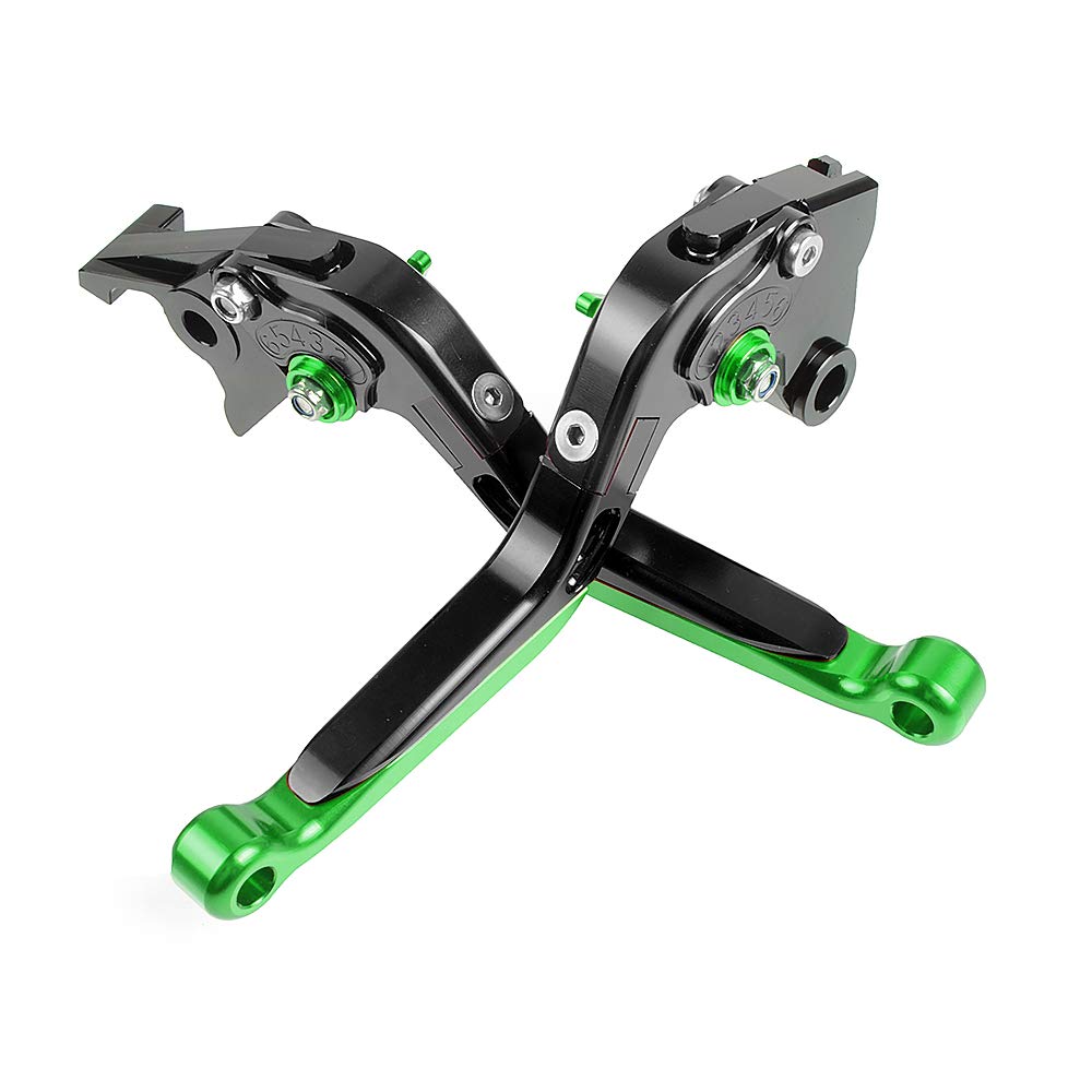 Leviers CNC Moto Z750/Z800 2007-2017 - Réglables Et Pliables | Noir Alliage Aluminium