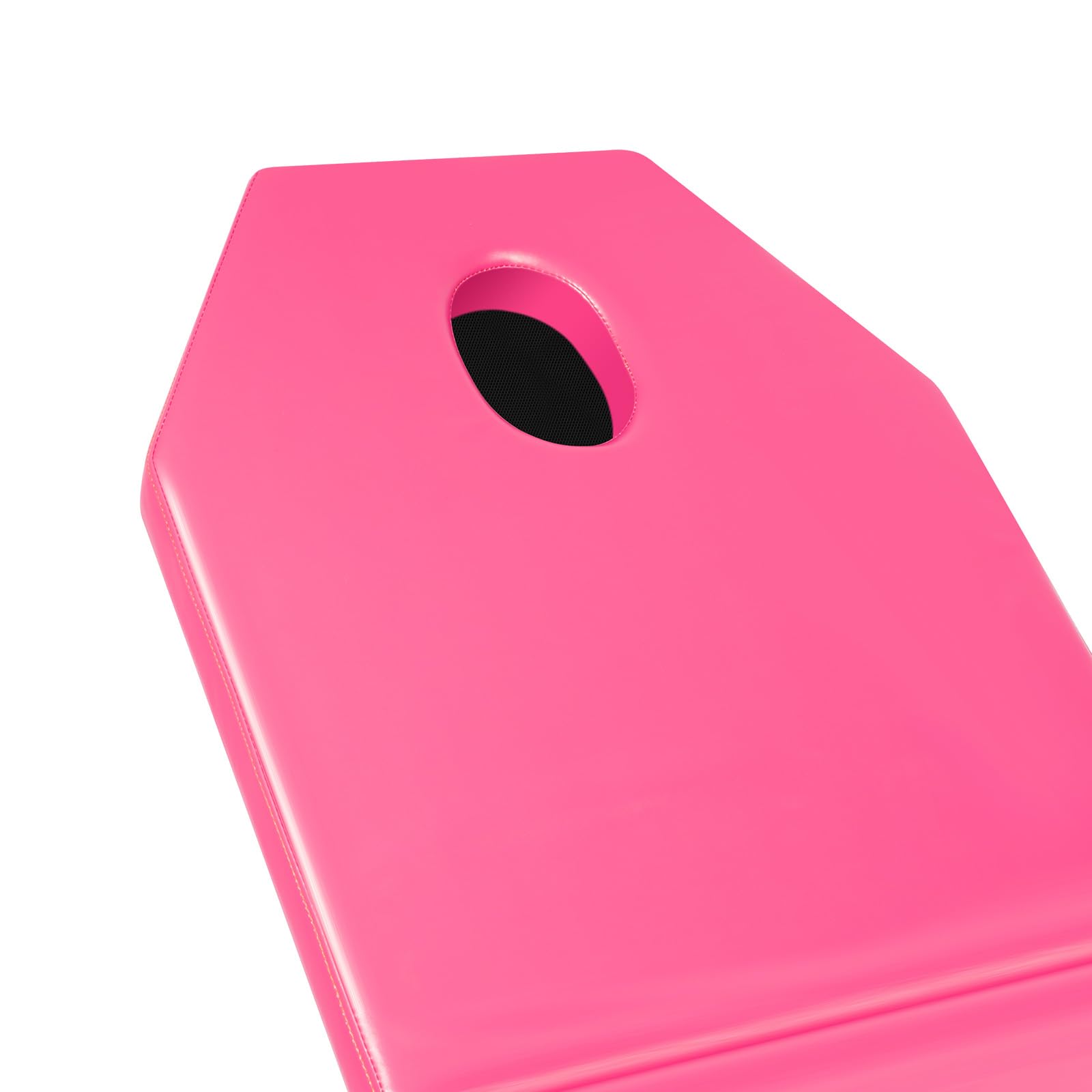 Camilla Masaje Plegable con Almohada MAX.Carga 250 Kg, Color Rosa 180 * 60 * 60cm