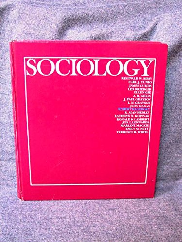 Sociology 0039201120 Book Cover