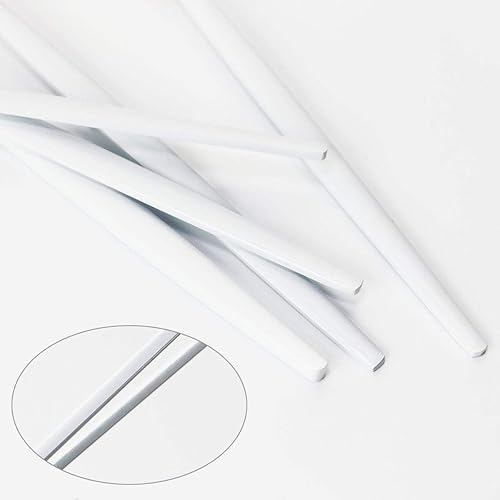 Miniatura 5 de JASHII - Juego de cubiertos dorados con mango blanco, juego de cubiertos de acero inoxidable con acabado mate, incluye tenedores, cuchara,