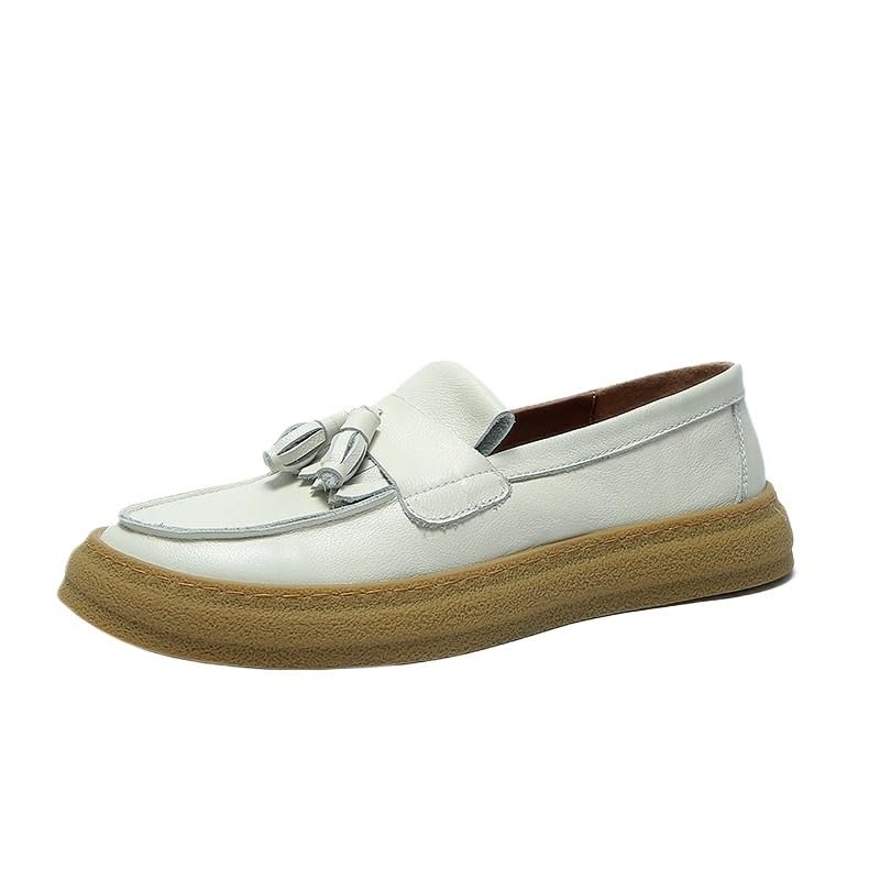 Men's Loafers Tassel Design Soft Sole Leather Inner Comfortable Breathable Walking Shoes Suitable for Sports and Casual Shoes