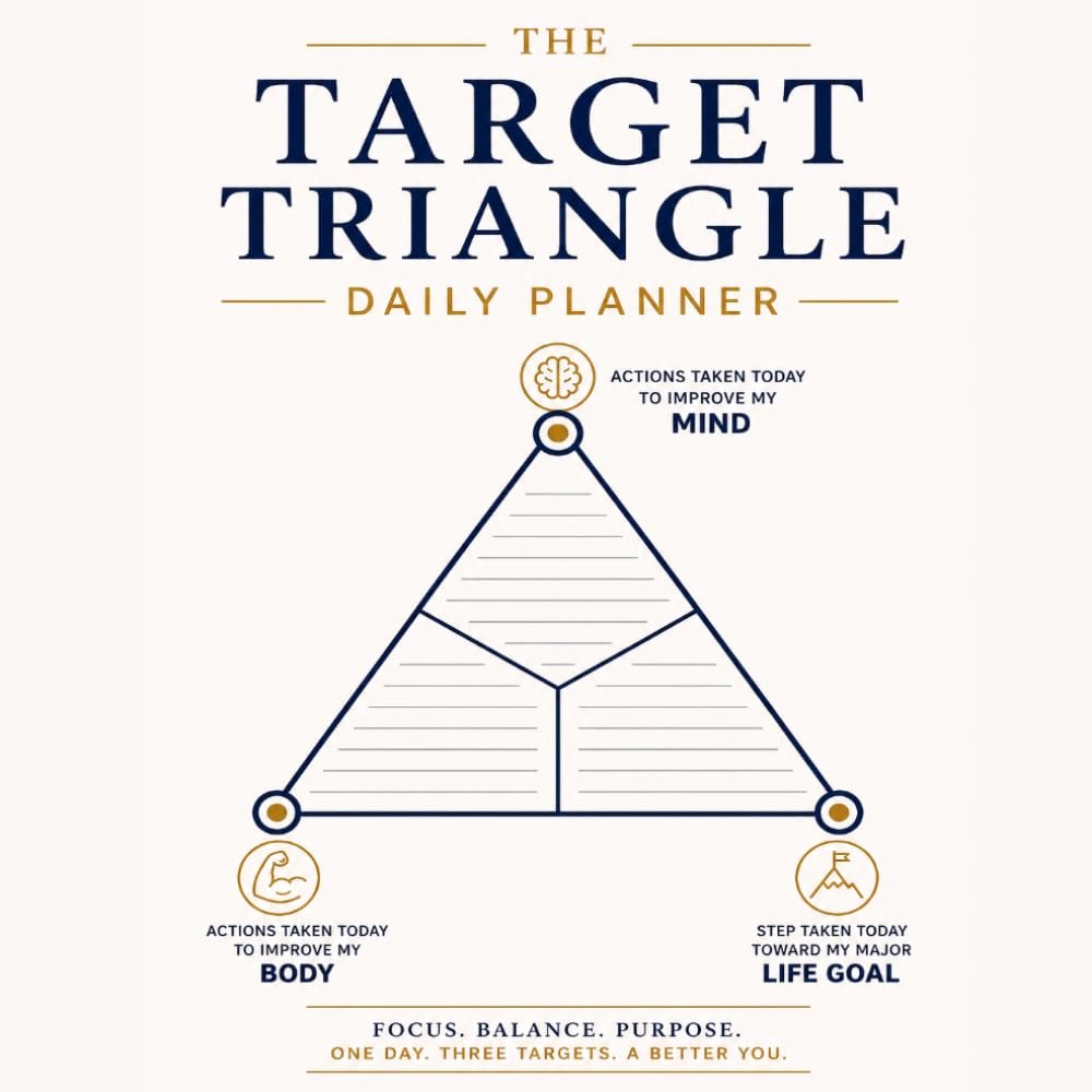The Target Triangle Daily Planner: One Day. Three Targets. A Better You.