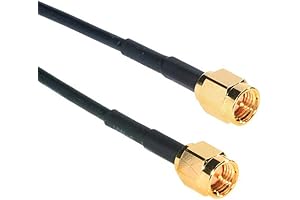 Amphenol RG174 Cable SMA to SMA 5ft