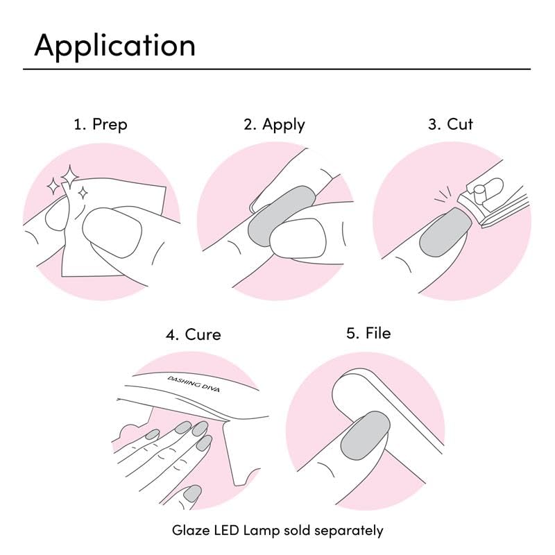 Dashing Diva Glaze Effects Nail Strip Set thumbnail 3