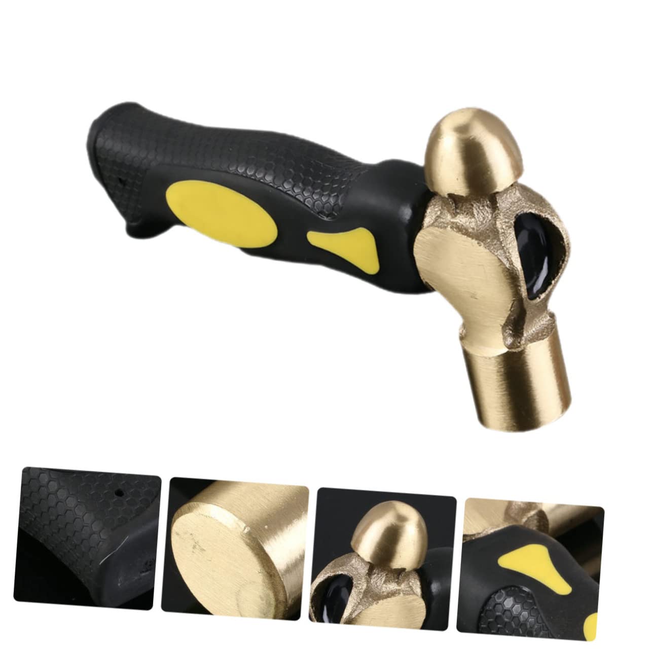 POPETPOP Martillo De Latón De Lb Para Estampado Cabeza Plana Mango Para Fabricación De Joyas y Trabajos De Detalle Delicado