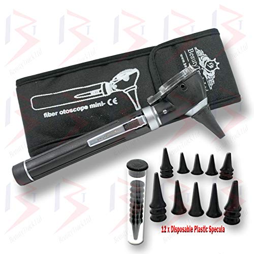 BeautyTrack F.O Mini Otoscope Auriscope Fiber Optic Ent Medical Diagnostic Examination Gp Students Nurses Ear Care - Image 2