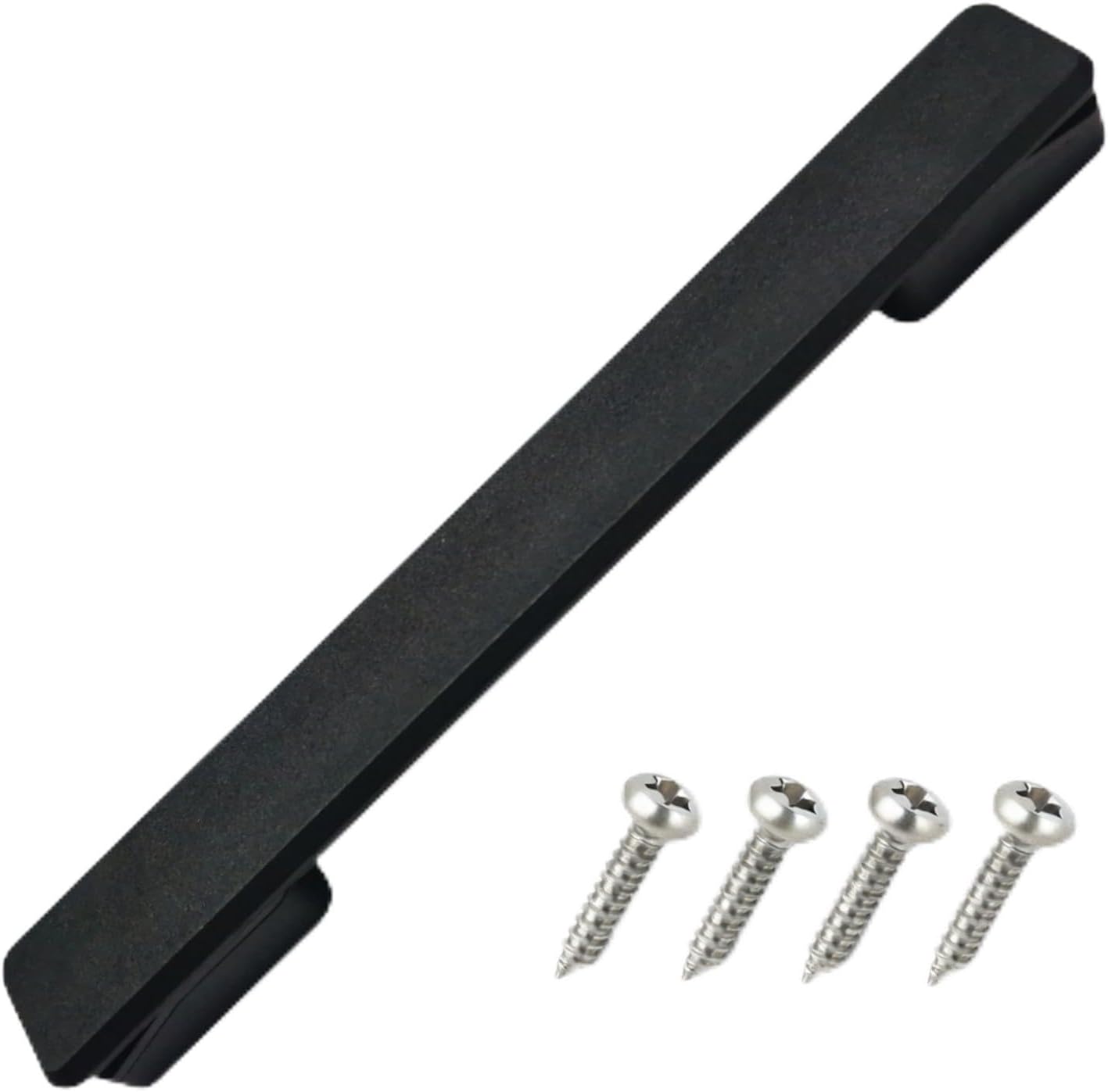 Premium Luggage Handle Replacement with Mounting Screws, Black, 19.8cm Length, Universal Suitcase Grip Handle
