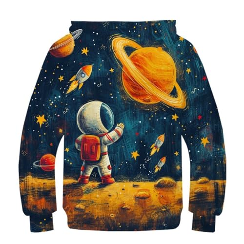 Poche capuche 10-12Y pour garçon recherchant confort et style 3D - 2