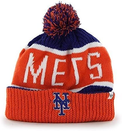 Mets pom pom hat Clearance