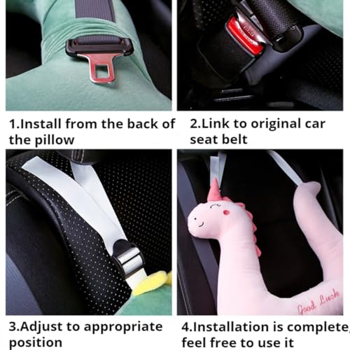 Almohada de viaje de algodón ajustable para niños miniatura 4