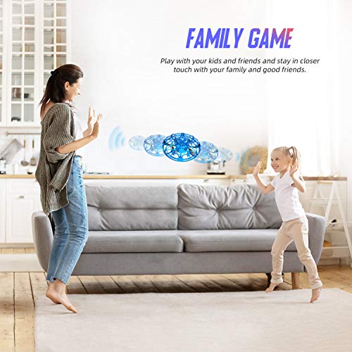 SNAPTAIN Hand Operated Drone for Kids or Adults, Flying Toys Mini Drones with 3D Flips,Circle Flight, Throw’n Go, 2 Speed Adjustment and One Key Takeoff/Landing