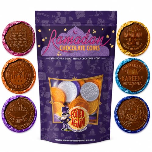 Ramadan Chocolate Coins – Premium Belgian Milk Chocolate – Multi-...