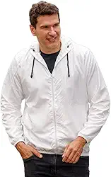 Jaqueta Corta Vento Masculina Impermeável Forrada com Bolsos