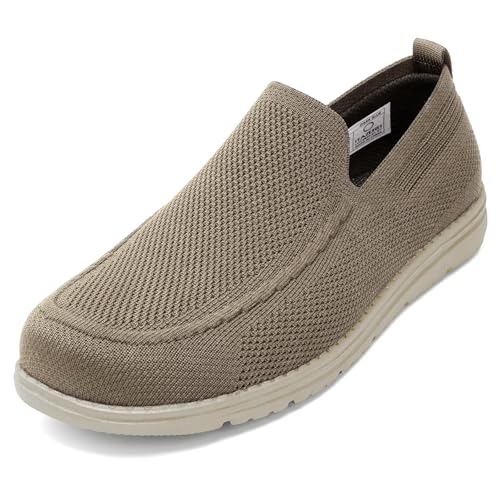 1TAZERO Slip on Shoes for Men Loafer with Arch Support Insoles,Men Casual Shoes for Plantar...