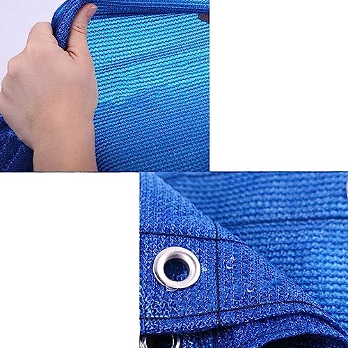Cubierta protectora UV CUSMA toldo vela rectangular azul 1x1m 7
