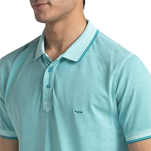 Image of Colorplus Tailored Light Blue T-Shirt for Men