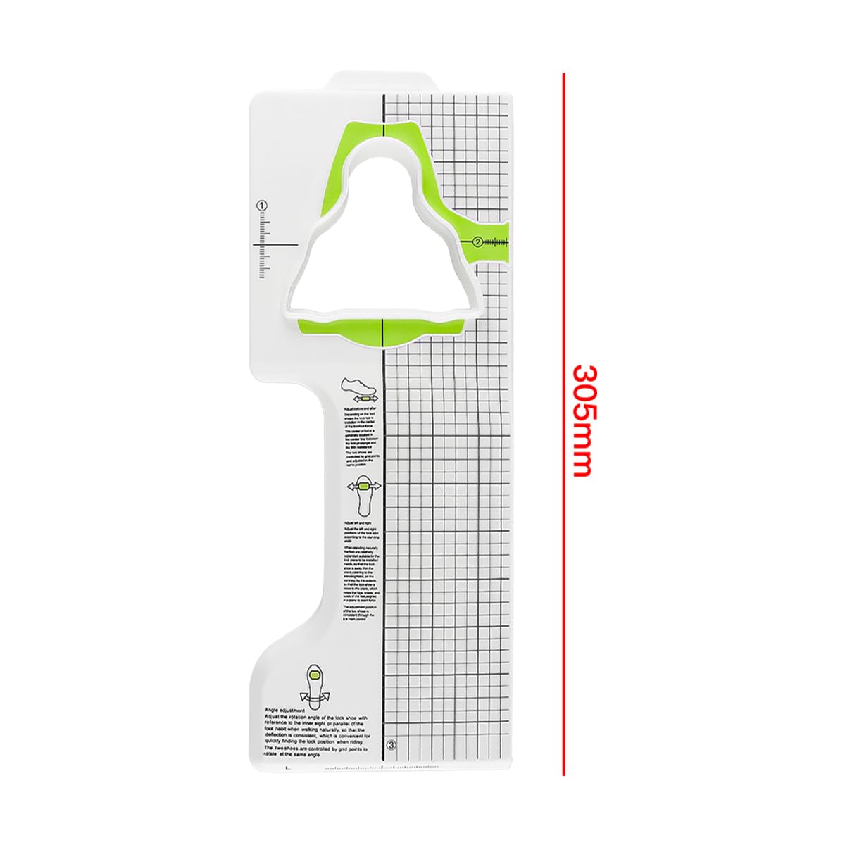 Strumento di regolazione tacchette pedali griglia precisione SPD SL mountain bike ciclismo strada